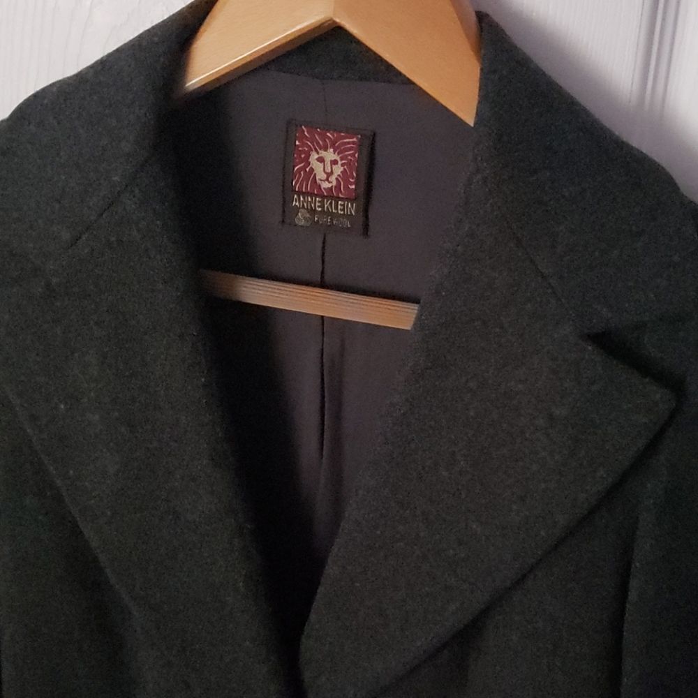 ANNE KLEIN pure wool blazer jacket